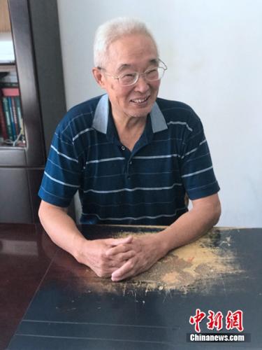 中國測繪科學(xué)研究院名譽院長，中國工程院首批院士劉先林。中新網(wǎng) 吳濤 攝